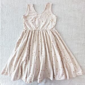 Alice + Ames Ecru Star Print Tank Dress VGUC 8